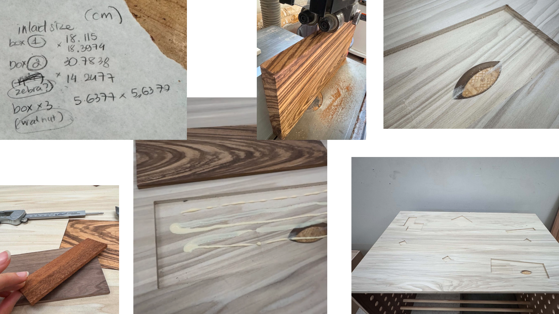 The Big Craft inlay routing, sizing, and gluing