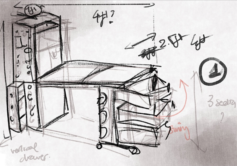 The Big Craft early sketch 1