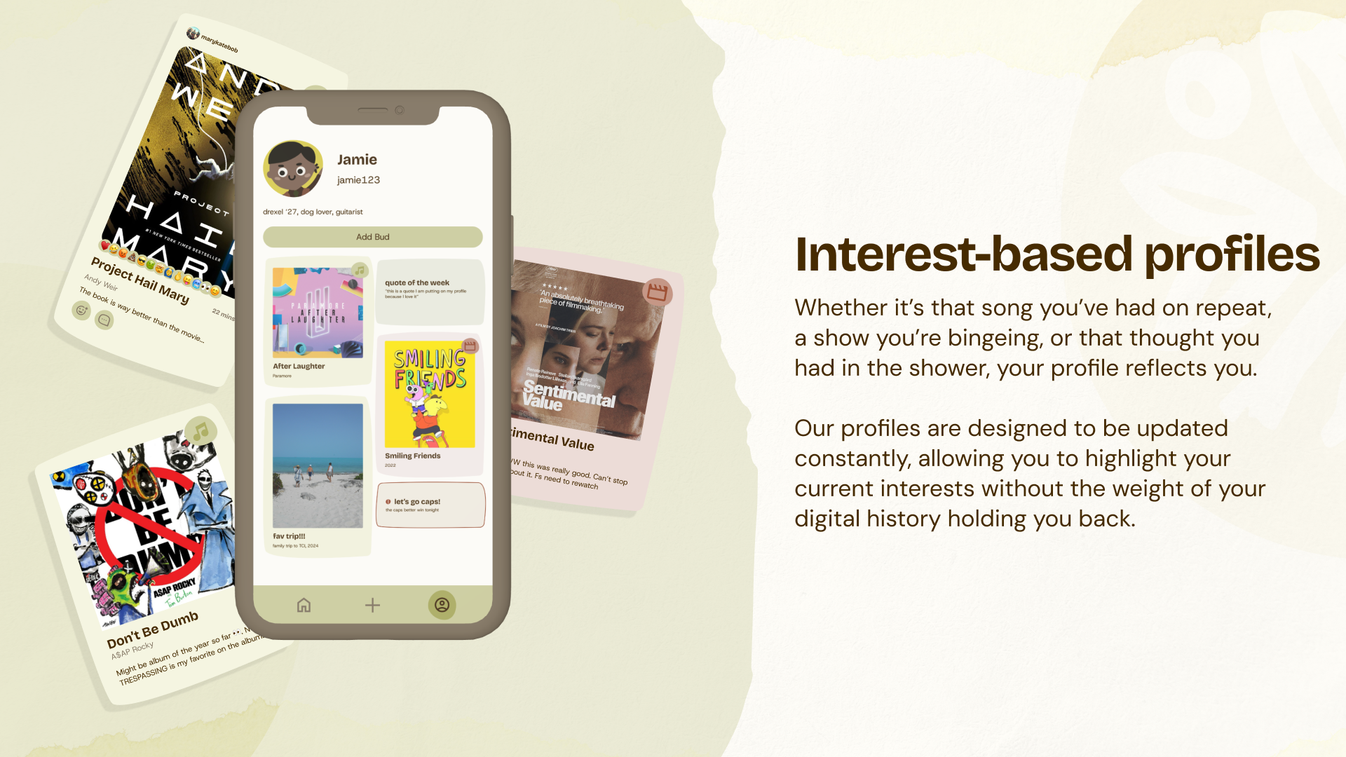 Loam interest-based profile examples