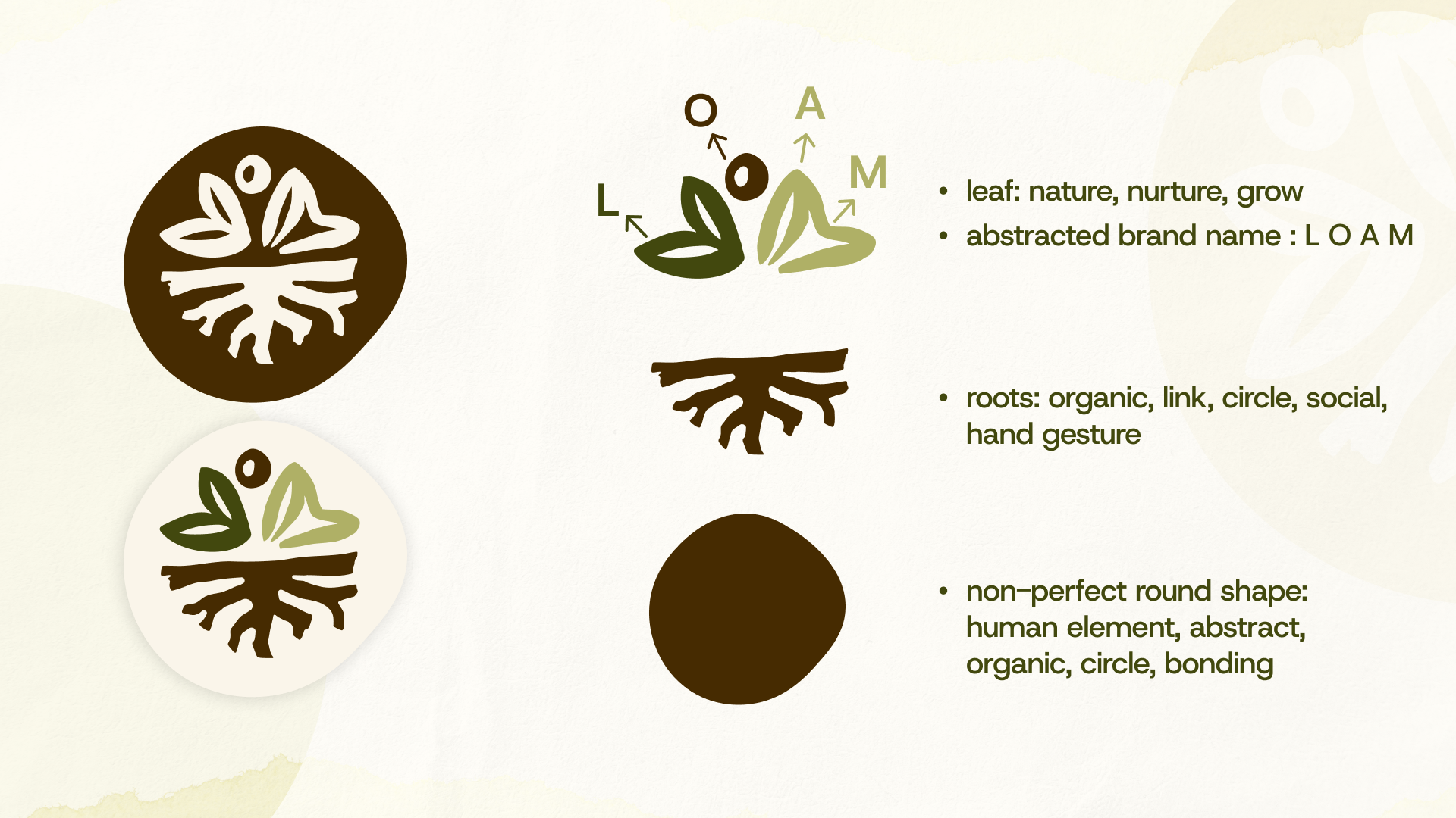 Loam logo exploration 1